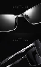 Carica l&#39;immagine nel visualizzatore di Gallery, BOOROOT Alloy Frame Polarized Sunglasses Men Women Sunglasses Polarized  Classic Design UV400 Outdoor Driving Sun Glasses