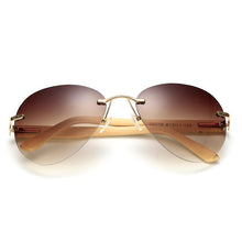 Load image into Gallery viewer, BOYSEEN 2023 Products Men Women Sunglass Bamboo Without Border Sunglasses au Retro Wood Lens Wooden Frame Handmade