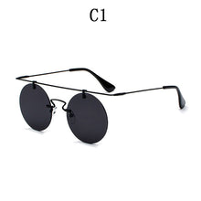 Load image into Gallery viewer, BOYSEEN Men Women Brand Designer Glasses Classic Round Rimless Steampunk Sunglasses Vintage Eyewear  UV400