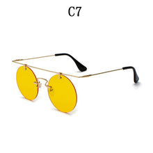 Load image into Gallery viewer, BOYSEEN Men Women Brand Designer Glasses Classic Round Rimless Steampunk Sunglasses Vintage Eyewear  UV400