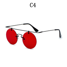 Load image into Gallery viewer, BOYSEEN Men Women Brand Designer Glasses Classic Round Rimless Steampunk Sunglasses Vintage Eyewear  UV400