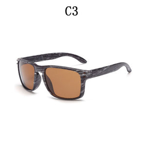 BOYSEEN man  sunglasses UV400 imitation wood travel sunglasses classic retro rivet sunglasses sunglasses man 709