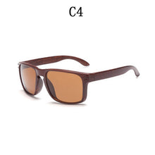 Load image into Gallery viewer, BOYSEEN man  sunglasses UV400 imitation wood travel sunglasses classic retro rivet sunglasses sunglasses man 709