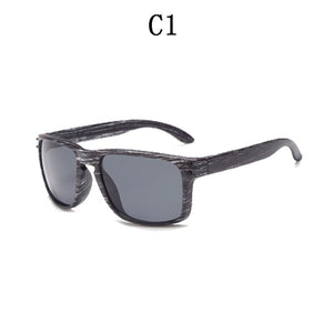 BOYSEEN man  sunglasses UV400 imitation wood travel sunglasses classic retro rivet sunglasses sunglasses man 709
