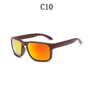 BOYSEEN man  sunglasses UV400 imitation wood travel sunglasses classic retro rivet sunglasses sunglasses man 709