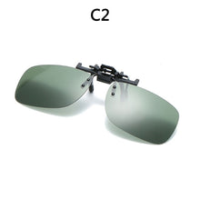 Carica l&#39;immagine nel visualizzatore di Gallery, BOYSEEN Polarized Sun Glasses Clip On Sunglasses Online 3 Size Driving Night Vision Lenses Plastic Case, Anti-UVA Shades 203