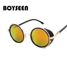 Load image into Gallery viewer, BOYSEEN Retro Unisex glasses Steampunk metal frame sunglasses 264