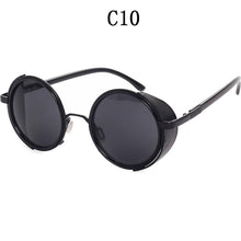 Load image into Gallery viewer, BOYSEEN Retro Unisex glasses Steampunk metal frame sunglasses 264