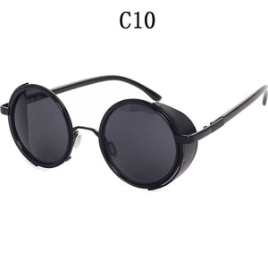 BOYSEEN Retro Unisex glasses Steampunk metal frame sunglasses 264