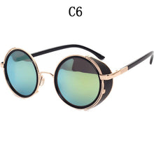 Load image into Gallery viewer, BOYSEEN Retro Unisex glasses Steampunk metal frame sunglasses 264