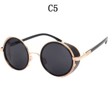 Load image into Gallery viewer, BOYSEEN Retro Unisex glasses Steampunk metal frame sunglasses 264