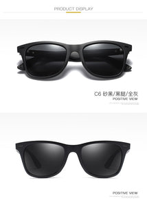 BRAND DESIGN Classic Polarized Sunglasses Men Women Driving Square Frame Sun Glasses Male Goggle UV400 Gafas De Sol 2023