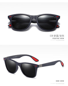 BRAND DESIGN Classic Polarized Sunglasses Men Women Driving Square Frame Sun Glasses Male Goggle UV400 Gafas De Sol 2023