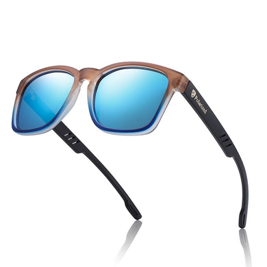 BRAND DESIGN Occhiali da sole classici da uomo polarizzati Uv400 TR90 Occhiali da sole polarizzati da uomo Sport Gafas De Sol GR8011-1
