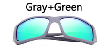 Load image into Gallery viewer, BRAND DESIGN Fantail Polarized Sunglasses Men Driving Sun Glasses Male Fishing Square Goggles UV400 Eyewear