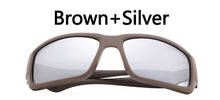 Load image into Gallery viewer, BRAND DESIGN Fantail Polarized Sunglasses Men Driving Sun Glasses Male Fishing Square Goggles UV400 Eyewear