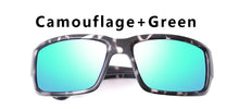 Load image into Gallery viewer, BRAND DESIGN Fantail Polarized Sunglasses Men Driving Sun Glasses Male Fishing Square Goggles UV400 Eyewear