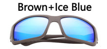 Load image into Gallery viewer, BRAND DESIGN Fantail Polarized Sunglasses Men Driving Sun Glasses Male Fishing Square Goggles UV400 Eyewear