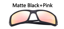 Load image into Gallery viewer, BRAND DESIGN Fantail Polarized Sunglasses Men Driving Sun Glasses Male Fishing Square Goggles UV400 Eyewear