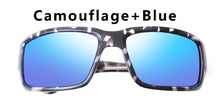 Load image into Gallery viewer, BRAND DESIGN Fantail Polarized Sunglasses Men Driving Sun Glasses Male Fishing Square Goggles UV400 Eyewear