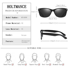 Load image into Gallery viewer, BRAND DESIGN Men Polarized Sunglasses For Women Classic Retro Rivet Sunglasses For Driving Fishing Outdoor Shades MC10532