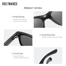 Load image into Gallery viewer, BRAND DESIGN Men Polarized Sunglasses For Women Classic Retro Rivet Sunglasses For Driving Fishing Outdoor Shades MC10532