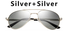 Load image into Gallery viewer, BRAND DESIGN Pilot Sunglasses Men Waterfront Eyewear Metal Frame Anti-Glare Lens Fishing Sun Glasses Male UV400