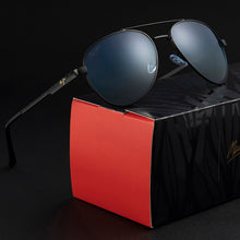 Load image into Gallery viewer, BRAND DESIGN Pilot Sunglasses Men Waterfront Eyewear Metal Frame Anti-Glare Lens Fishing Sun Glasses Male UV400