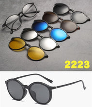 Load image into Gallery viewer, BRERONE Ultra-light Polarized Clip On Sunglasses Men Women Magnetic Eyewear Eyeglass Frames TR90 Optical Glasses Frame 2201