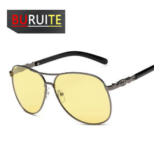 Load image into Gallery viewer, BURUITE Men&#39;s Polarized Sunglasses Classic Driver Night Vision Goggles Driving Glasses Eyewear For Men/Women