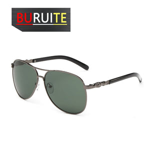BURUITE Men's Polarized Sunglasses Classic Driver Night Vision Goggles Driving Glasses Eyewear For Men/Women