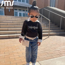 Load image into Gallery viewer, Baby Cat Eye Sunglasses Kids Diamond Crystal Sun Glasses UV400 Summer Shades Black Red Small Eyewear  Gafas de