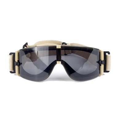 Ballistic X800 Army Sunglasses 3 Lens Kit Military Sun Shield Night Vision Anit-UV Combat War Game Eyeshields with Case