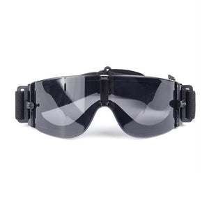 Ballistic X800 Army Sunglasses 3 Lens Kit Military Sun Shield Night Vision Anit-UV Combat War Game Eyeshields with Case