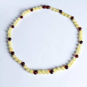 Baltic Sea natural beeswax water droplets amber original stone old honey men and women sweater chain necklace multicolor mixed