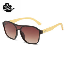 Load image into Gallery viewer, Bamboo Legs Sport One Piece  Sunglasses with a Gradual  Girls Boys Women Trends Manufactuer Adult Men