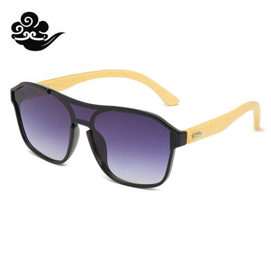 Bamboo Legs Sport One Piece  Sunglasses with a Gradual  Girls Boys Women Trends Manufactuer Adult Men
