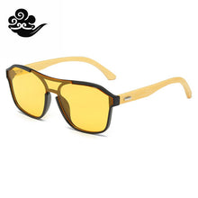 Load image into Gallery viewer, Bamboo Legs Sport One Piece  Sunglasses with a Gradual  Girls Boys Women Trends Manufactuer Adult Men