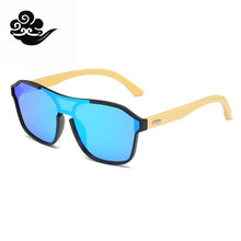 Load image into Gallery viewer, Bamboo Legs Sport One Piece  Sunglasses with a Gradual  Girls Boys Women Trends Manufactuer Adult Men