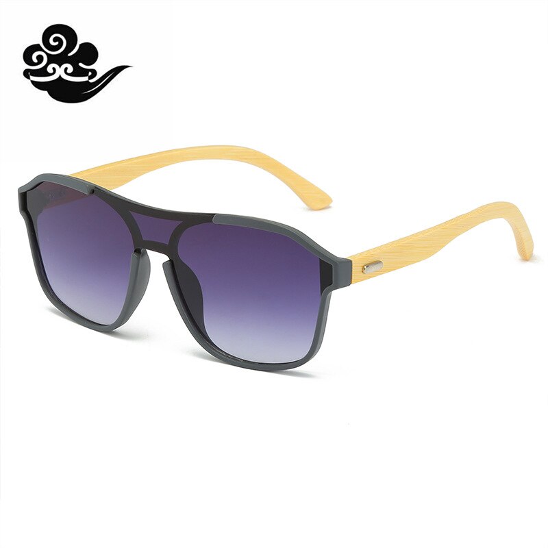 Bamboo Legs Sport One Piece  Sunglasses with a Gradual  Girls Boys Women Trends Manufactuer Adult Men