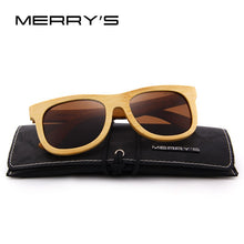 Load image into Gallery viewer, Bamboo Sunglasses Men/Women Retro Polarized Sun Glasses HAND MADE 100% UV Protection S&#39;5118