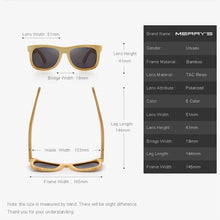 Load image into Gallery viewer, Bamboo Sunglasses Men/Women Retro Polarized Sun Glasses HAND MADE 100% UV Protection S&#39;5118