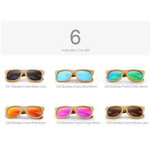 Load image into Gallery viewer, Bamboo Sunglasses Men/Women Retro Polarized Sun Glasses HAND MADE 100% UV Protection S&#39;5118
