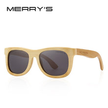 Load image into Gallery viewer, Bamboo Sunglasses Men/Women Retro Polarized Sun Glasses HAND MADE 100% UV Protection S&#39;5118