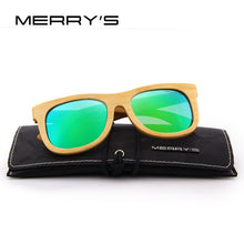 Load image into Gallery viewer, Bamboo Sunglasses Men/Women Retro Polarized Sun Glasses HAND MADE 100% UV Protection S&#39;5118