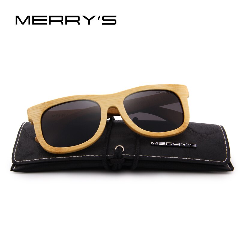 Bamboo Sunglasses Men/Women Retro Polarized Sun Glasses HAND MADE 100% UV Protection S'5118