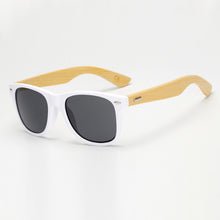 Load image into Gallery viewer, Bamboo Wood Square Sunglasses Brand Design Men Women Coating Mirror Sun Glasses Retro Glasses UV400 Shades Gafas De Sol