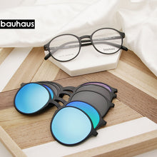 Load image into Gallery viewer, Bauhaus Brand Classic Clip On Sunglasses Men Women Magnet Eyewear Glasses Frames ultem Optical Glasses Frame