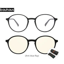 Load image into Gallery viewer, Bauhaus Brand Classic Clip On Sunglasses Men Women Magnet Eyewear Glasses Frames ultem Optical Glasses Frame