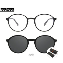 Load image into Gallery viewer, Bauhaus Brand Classic Clip On Sunglasses Men Women Magnet Eyewear Glasses Frames ultem Optical Glasses Frame
